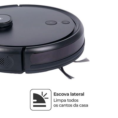 Escova Lateral Para Smart Robô Aspirador Laser PRA800 E Autolimpante2000A
