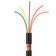 Cabo Manga 5x26 AWG - com Blindagem Preto - 3 Metros