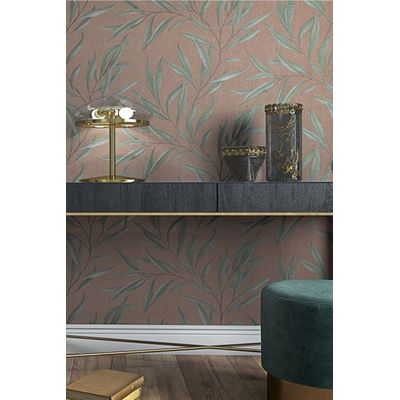 Papel de Parede Modernista Folhagem 32205 Tam. 4m² Papel de Parede Modernista Folhagem 32205
