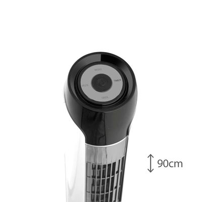 Ventilador de Torre 90cm Spirit SKY com 3 Velocidades, Controle Remoto e Timer de até 7h30 Branco / 220V