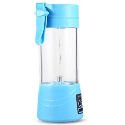 Mini Liquidificador Mixer Juice Usb Garrafa Portatil Coquete Azul Bivolt