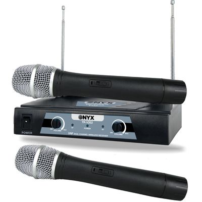 Kit 5 Microfones sem Fio TK V202 VHF Onyx