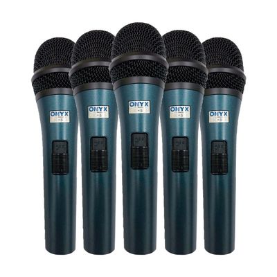 Kit 5 Microfones Dinâmico com Fio TK 51C Onyx