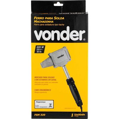 Ferro para solda 320 W 220 V~ machadinha FSM 320 VONDER