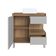 Gabinete Banheiro 80cm Paula Mel Arenas Cuba Branca Gavetas 1 Porta e 1 Nicho