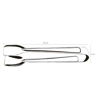Pegador Universal Carne Aço Inox Cozinha Pinça Para Gelo