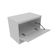 Balcão Gabinete Suspenso para Banheiro 60cm com 1 Porta e Nicho BN3606 Branco SEM CUBA