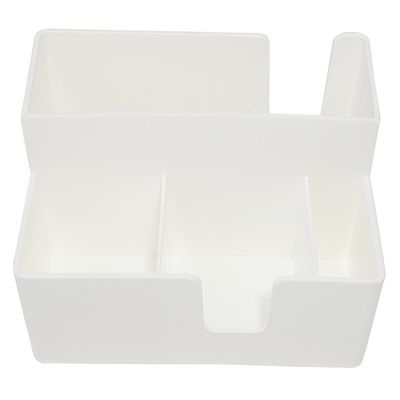 Kit 40 Portas Sachês Guardanapos Açúcar Organizador Multiuso Bancada Branco
