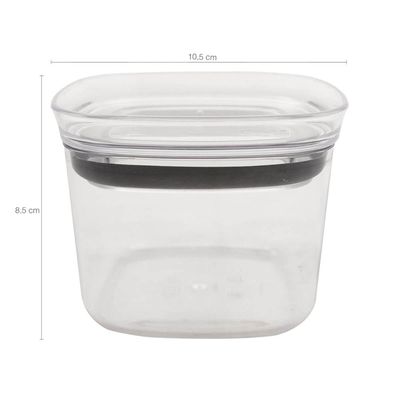 Pote Hermético 450ml Plástico Vedação Hermética Em Silicone Natural