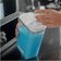 Dispenser para Sabão Líquido Amaciante 2,3L Flow Bege com Tampa Medidora Ou