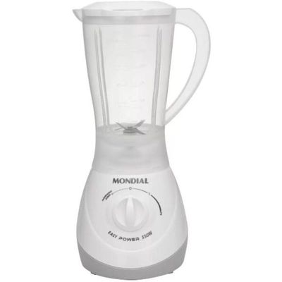 Liquidificador Mondial Easy Power 550w 2 Velocidades L-550 Branco 127V