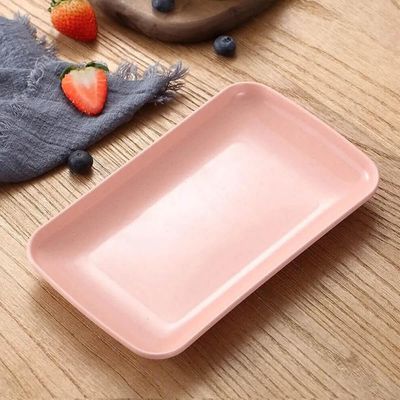 Travessa Bandeja para Servir Retangular 24x15x2,5cm Sortida Petisco Sobremesa Sushi Lyor