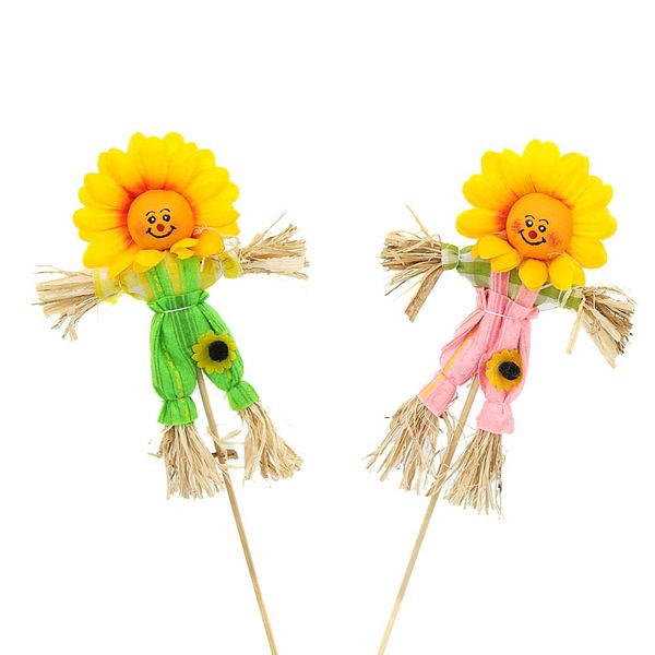 Espantalho Girassol 30cm Playfun - Item Sortido