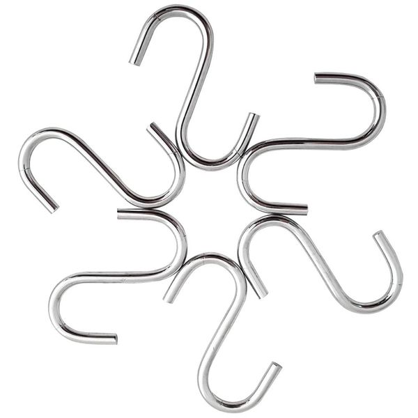 Kit Ganchos Em S Com 12 Unidades Para Utensílios De Cozinha