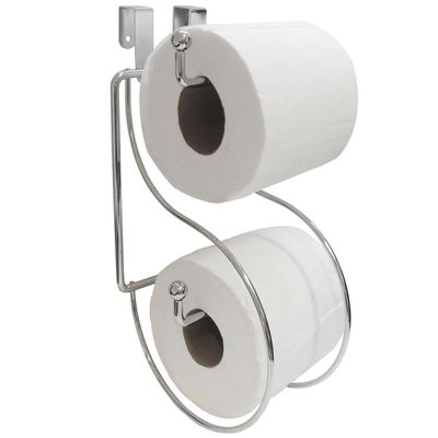 Suporte Duplo Porta Papel Higiênico Caixa Descarga Acoplada