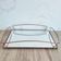Bandeja Decorativa Espelhada Retangular Grande 45cm Rose Gold Duler