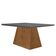Mesa Sala De Jantar Aida 120cm Em Mdf E Vidro Com Canto