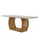 Mesa Sala De Jantar 180cm Milena Em Mdf E Vidro Off White