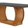 Mesa Para Sala De Jantar 180cm Milena Em Mdf E Vidro Grafite