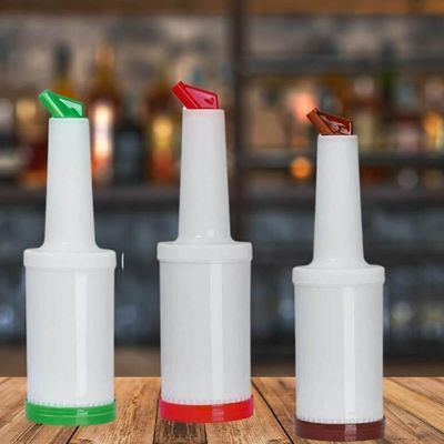 Kit 3 Garrafa Store'n Pour 1L Marrom Verde Vermelha Flair Bartender Caldas