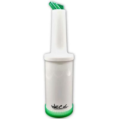 Kit 2 Garrafa Storen Pour 1l Verde Weck Armazenar e Servir Bartenders Caldas