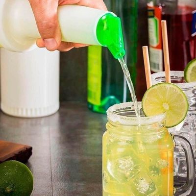 Kit 2 Garrafa Storen Pour 1l Verde Weck Armazenar e Servir Bartenders Caldas