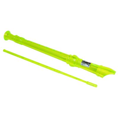 Kit 25 Flautas Doce Germânica Verde Translucida FL 20G G NY