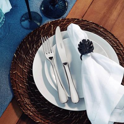Jogo 24 Pratos Rasos 28cm Sophia Tramontina Porcelana Branca