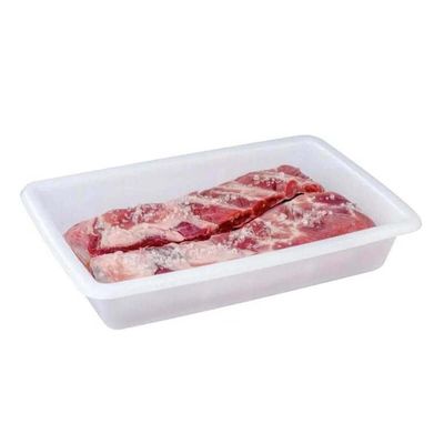 Kit 6 Bandejas de Plástico 7L Bacia Plasvale 45x30x8cm Açougue Restaurante
