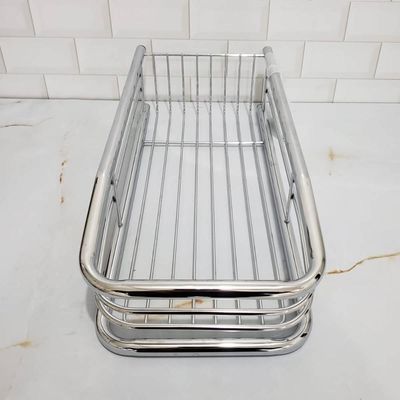 Gaveta 27cm Deslizante Fruteira Aramada para Cozinha com Corrediça Telescópica para Frutas