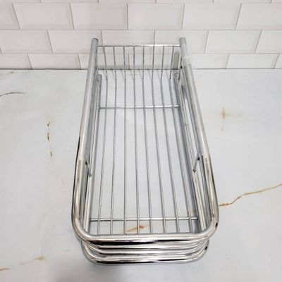 Gaveta 27cm Deslizante Fruteira Aramada para Cozinha com Corrediça Telescópica para Frutas