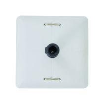 Base para Ombrellone Quadrada em Concreto com Rodas 37kg Branca