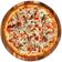 Tábua de Madeira para Pizza 38cm Redonda com Borda Forma para Servir Frios Petiscos