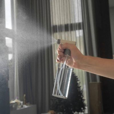Kit Acessórios de Limpeza Lavanderia Flow Bege Pá de Lixo Borrifador Escova Dispenser