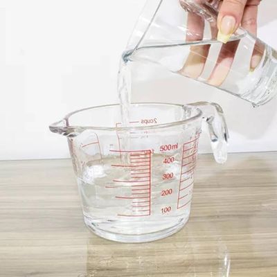 2 Jarras Medidoras 500ml Vidro com Alça Marcação Lyor Copo Medidor para Receitas