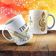 Caneca De Porcelana 325ml Com Estampa De Instrumentos Musicais Trompete