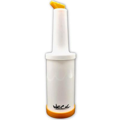 Kit 3 Garrafa Store'n Pour 1l Amarela Branca Laranja Armazenar e Servir Coquetéis