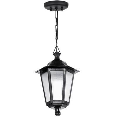 Pendente Luminária de Teto Grega Vintage Retro Colonial E27 Lente Fosca Dital Bivolt