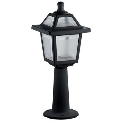 Luminária De Chão Poste Balizador Colonial De Jardim Preto 4