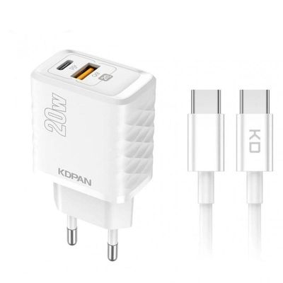 Carregador 20w Turbo Branco Para Iphone 16 Pro Max