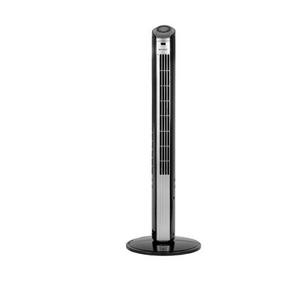 Ventilador de Torre 90cm Spirit Slim 40W de Potência com 3 Velocidades, Função Bom Sono e Vento Natural Prata com Preto / 220V
