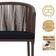 Mesa Com 4 Cadeiras E Noronha Estofado 12 Trama Original Marrom
