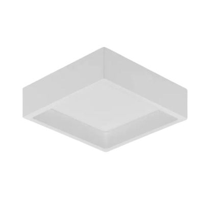 Plafon Sobrepor Recuado Deep 18w 3000k Branco Stella