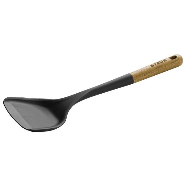 ESPÁTULA STAUB PARA SERVIR COM CABO DE MADEIRA E PONTA DE SILICONE 405031010