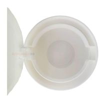 Lixeira Redonda Crippa Pequena Cozinha Pia Com Aro Interno 2,5L Branco