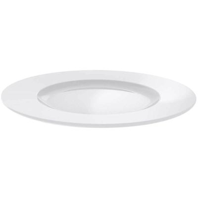 Conjunto 12 Pratos Rasos Tramontina Porcelana Branca 27 cm Maria Augusta Mesa Posta