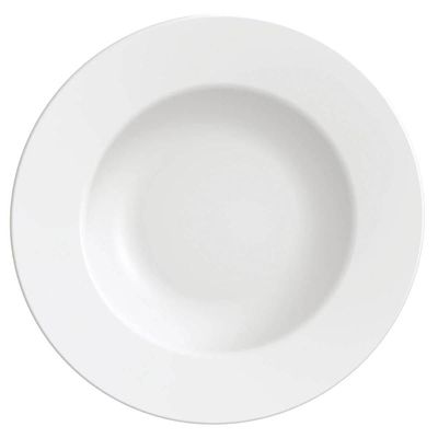 Conjunto 12 Pratos Rasos Tramontina Porcelana Branca 27 cm Maria Augusta Mesa Posta