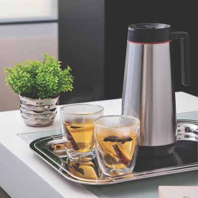 Bandeja de Inox Tramontina Ciclo Retangular 42x30cm para Servir Cafezinhos Chás Rasa