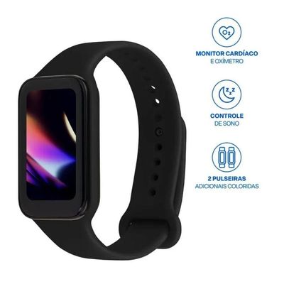 Pulseira Multi Smartband B2 Pt - Wr200