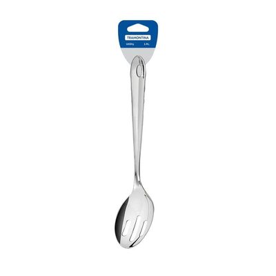 Colher Perfurada Tramontina Utility Para Arroz Em Aço Inox